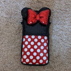 Disney Parks Minnie Mouse Sequin Phone Wallet